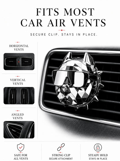 The Proper Bulldog - Car Air Vent Diffuser